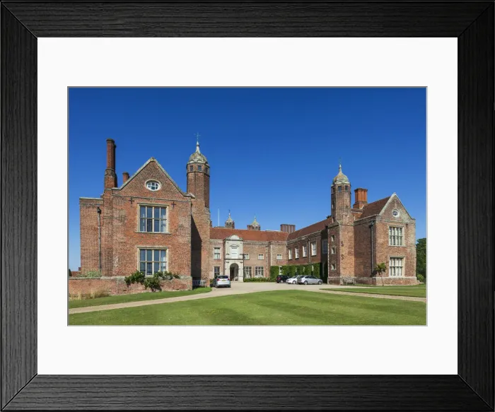 Framed Print : England, East Anglia, Suffolk, Long Melford, Melford Hall