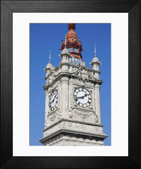 Framed Print : England, Kent, Margate, Seafront Victorian Clock Tower Framed Print : England, Kent, Margate, Seafront Victorian Clock Tower