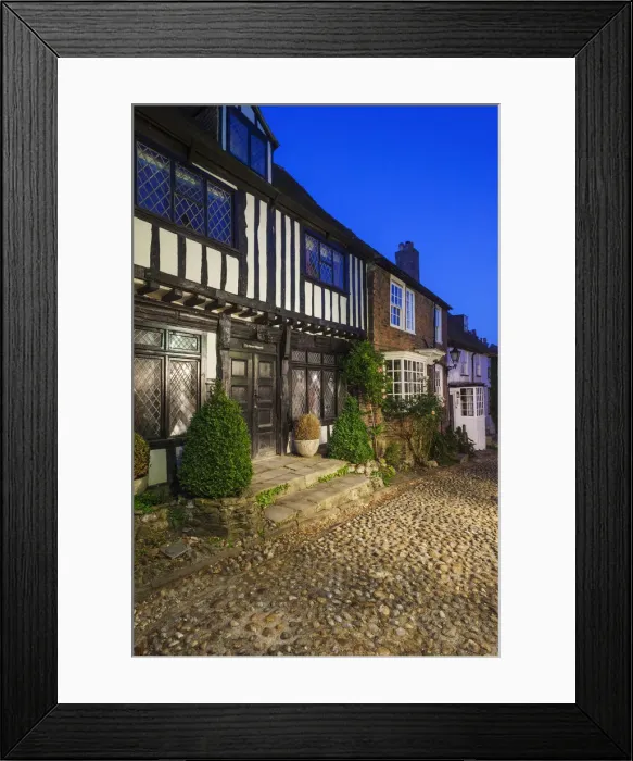 Framed Print : England, East Sussex, Rye, Mermaid Street