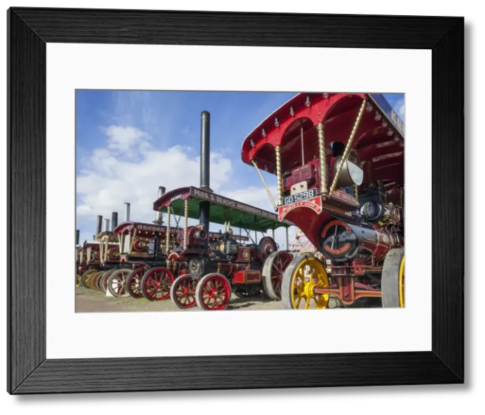 Framed Print : England, Dorset, Blanford, The Great Dorset Steam Fair