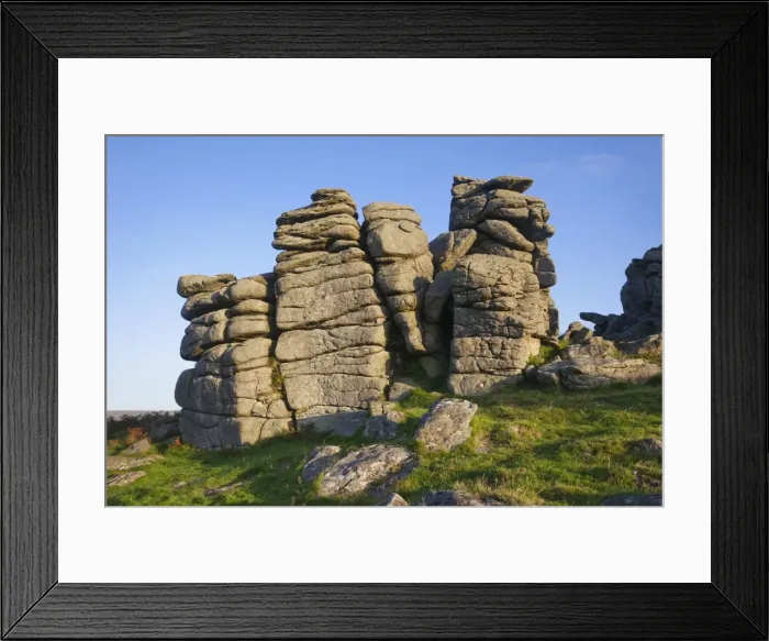 Framed Print : England, Devon, Dartmoor, Hound Tor Framed Print : England, Devon, Dartmoor, Hound Tor