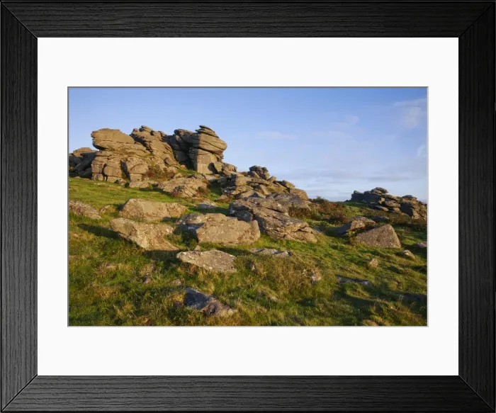 Framed Print : England, Devon, Dartmoor, Hound Tor Framed Print : England, Devon, Dartmoor, Hound Tor