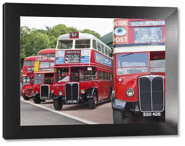 England, Surrey, London, Booklands Museum, London Bus Museum, Vintage Buses