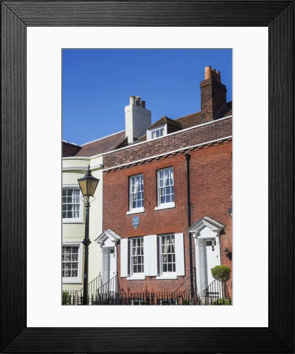 Framed Print : England, Hampshire, Portsmouth, Charles Dickens Birthplace Museum Framed Print : England, Hampshire, Portsmouth, Charles Dickens Birthplace Museum