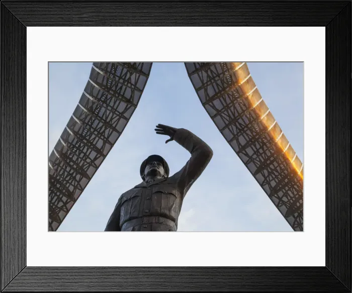 Framed Print : England, Warwickshire, Coventry, Sir Frank Whittle Statue and The Whittle Arches Framed Print : England, Warwickshire, Coventry, Sir Frank Whittle Statue and The Whittle Arches