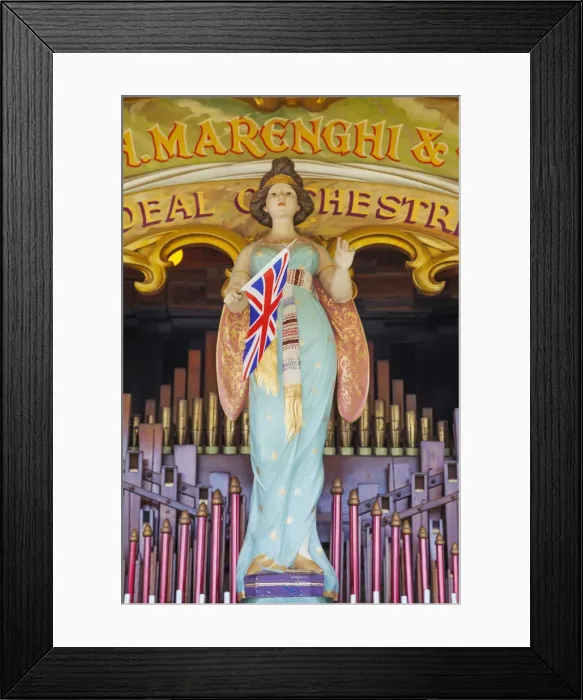 Framed Print : England, Dorset, Blanford, The Great Dorset Steam Fair, Barrel Organ Detail Framed Print : England, Dorset, Blanford, The Great Dorset Steam Fair, Barrel Organ Detail