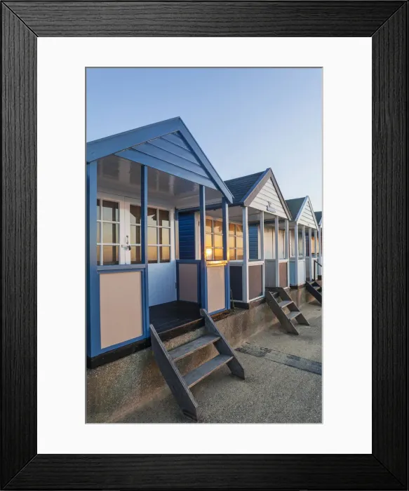 Framed Print : England, Suffolk, Southwold, Beach Huts Framed Print : England, Suffolk, Southwold, Beach Huts