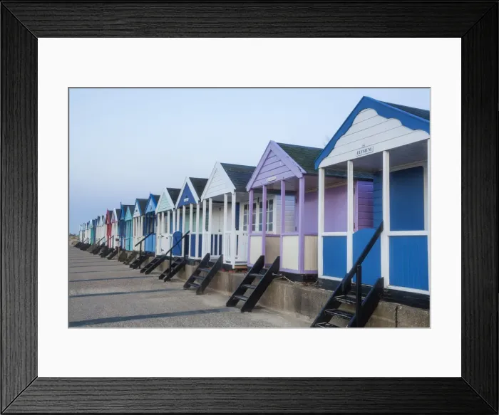 Framed Print : England, Suffolk, Southwold, Beach Huts