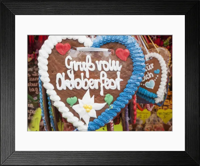 Framed Print : Germany, Bavaria, Munich, Oktoberfest, Souvenir Biscuits Framed Print : Germany, Bavaria, Munich, Oktoberfest, Souvenir Biscuits