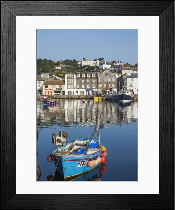 Framed Print : England, Cornwall, Mevagissey Framed Print : England, Cornwall, Mevagissey