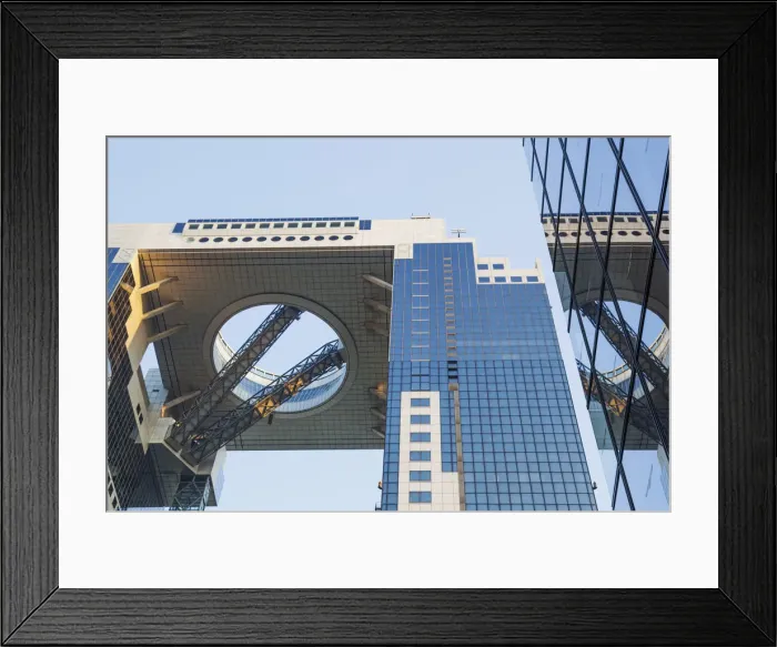 Framed Print : Japan, Honshu, Kansai, Osaka, Umeda, Umeda Sky Building and The Floating Garden Framed Print : Japan, Honshu, Kansai, Osaka, Umeda, Umeda Sky Building and The Floating Garden