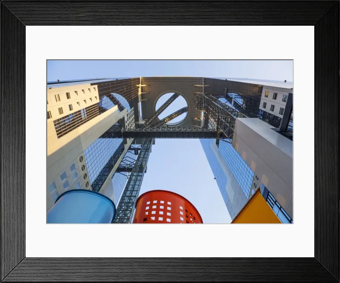 Framed Print : Japan, Honshu, Kansai, Osaka, Umeda, Umeda Sky Building and The Floating Garden