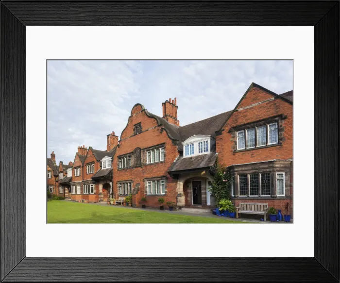 Framed Print : England, Merseyside, Wirral, Port Sunlight, Housing Framed Print : England, Merseyside, Wirral, Port Sunlight, Housing