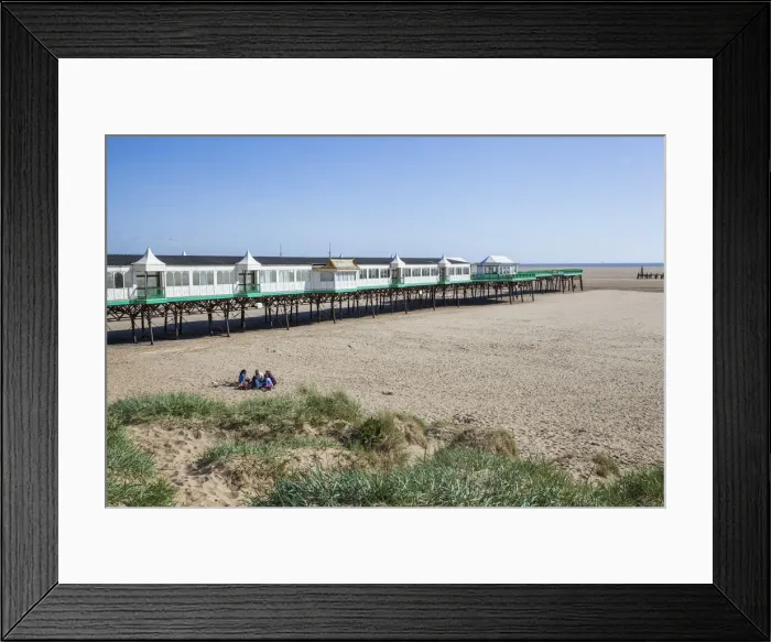 Framed Print : England, Lancashire, Lytham St Annes, St Annes Pier Framed Print : England, Lancashire, Lytham St Annes, St Annes Pier