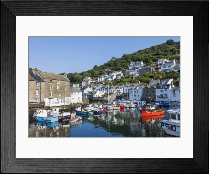 Framed Print : England, Cornwall, Polperro