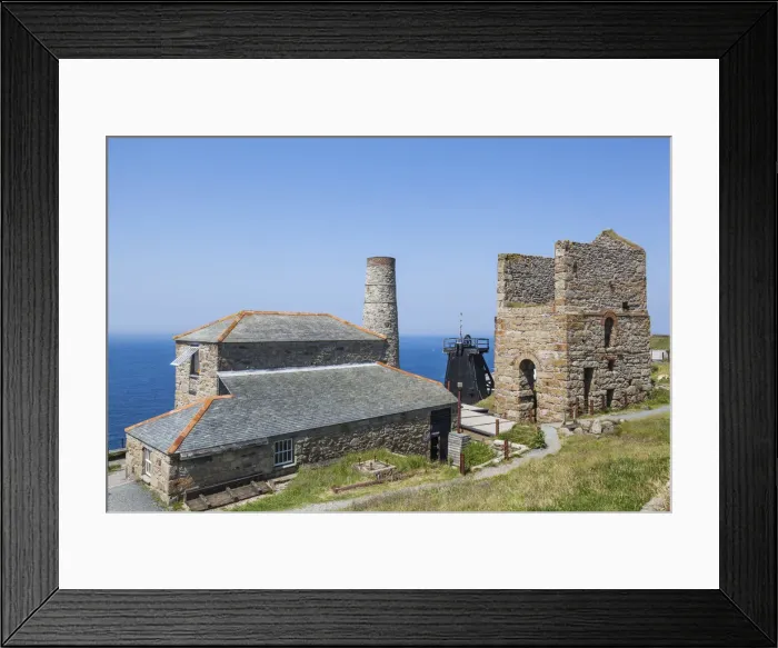 Framed Print : England, Cornwall, Levant Mine Framed Print : England, Cornwall, Levant Mine