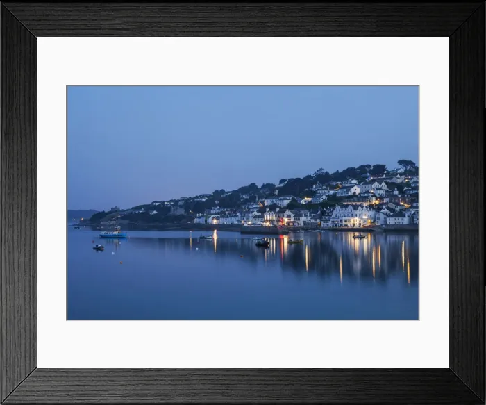 Framed Print : England, Cornwall, St. Mawes, Town Skyline Framed Print : England, Cornwall, St. Mawes, Town Skyline