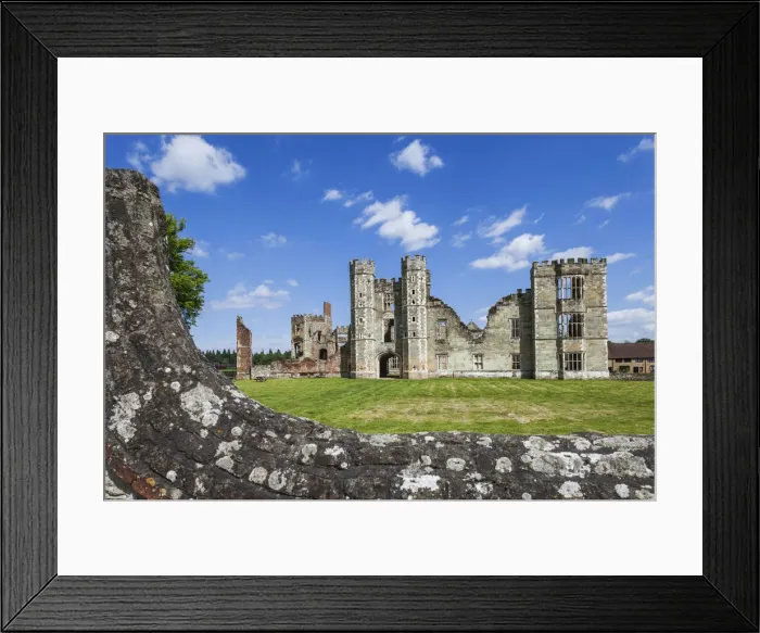 Framed Print : England, West Sussex, Midhurst, Cowdray Castle Framed Print : England, West Sussex, Midhurst, Cowdray Castle