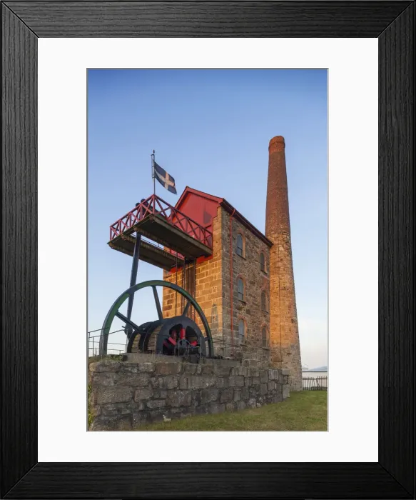 Framed Print : England, Cornwall, Redruth, East Pool Mine Framed Print : England, Cornwall, Redruth, East Pool Mine