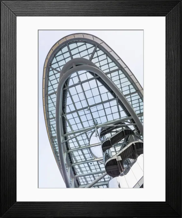 Framed Print : Japan, Honshu, Aichi, Nagoya, Oasis 21 Building