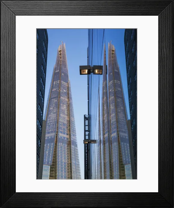 Framed Print : England, London, London Bridge, More London Place and The Shard Framed Print : England, London, London Bridge, More London Place and The Shard