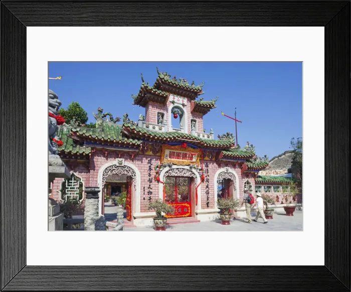 Framed Print : Vietnam, Hoi An, Phuc Kien Assembly Hall, Entrance Gate Framed Print : Vietnam, Hoi An, Phuc Kien Assembly Hall, Entrance Gate