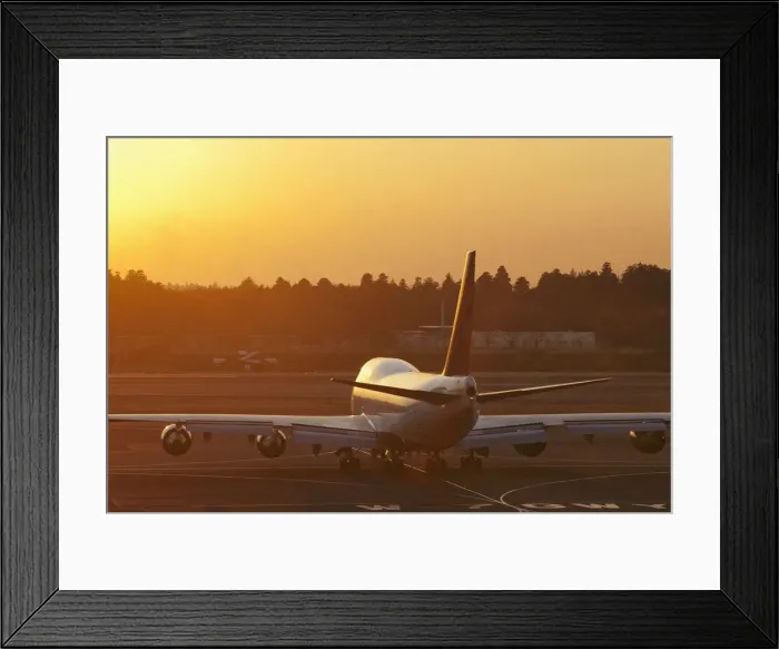 Framed Print : Japan, Tokyo, Narita International Airport, Plane on Tarmac Framed Print : Japan, Tokyo, Narita International Airport, Plane on Tarmac