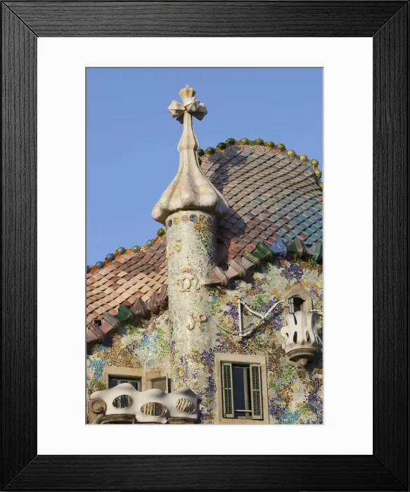 Framed Print : Spain, Barcelona, Casa Batllo Framed Print : Spain, Barcelona, Casa Batllo