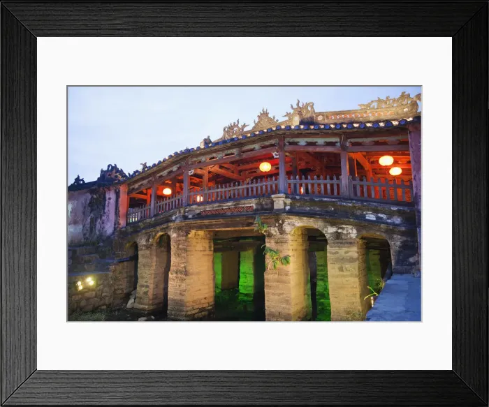 Framed Print : Vietnam, Hoi An, Japanese Covered Bridge