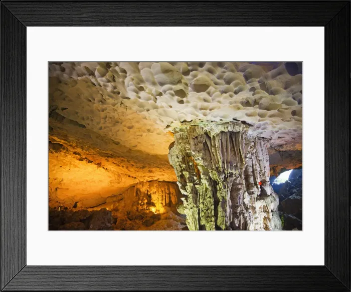 Framed Print : Vietnam, Halong Bay, Sung Sot Cave aka Surprise Cave Framed Print : Vietnam, Halong Bay, Sung Sot Cave aka Surprise Cave