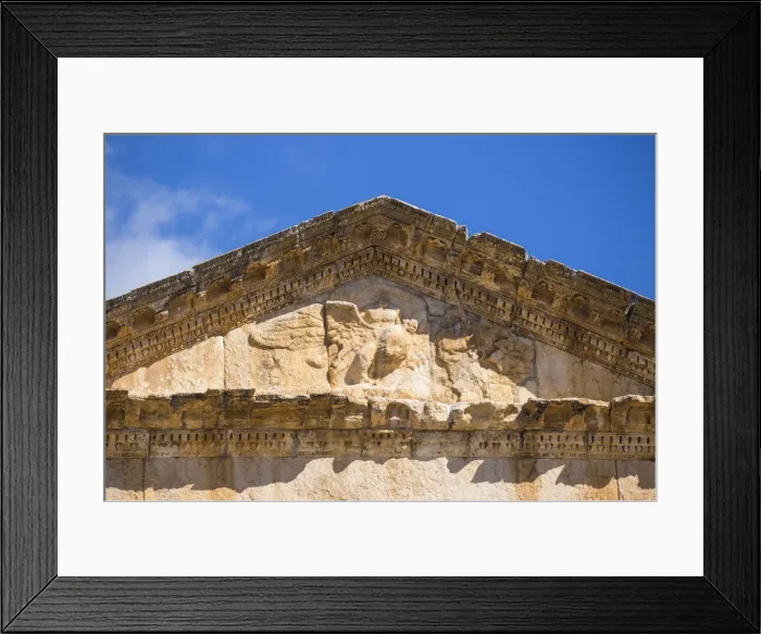 Framed Print : Tunisia, Teboursouk, Dougga archaeological site, The Capitol Roman temple Framed Print : Tunisia, Teboursouk, Dougga archaeological site, The Capitol Roman temple