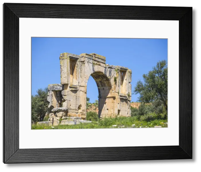 Framed Print : Tunisia, Teboursouk, Dougga archaeological site, Arch of Alexander Severus Framed Print : Tunisia, Teboursouk, Dougga archaeological site, Arch of Alexander Severus