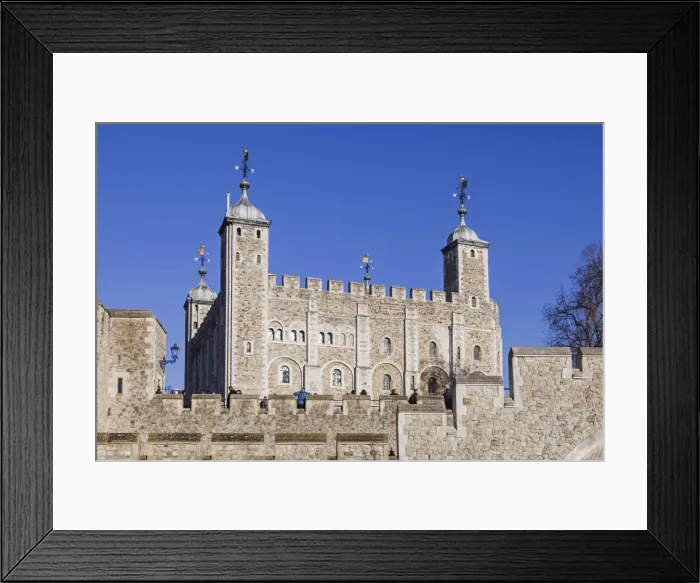 Framed Print : England, London, Tower of London, The White Tower Framed Print : England, London, Tower of London, The White Tower