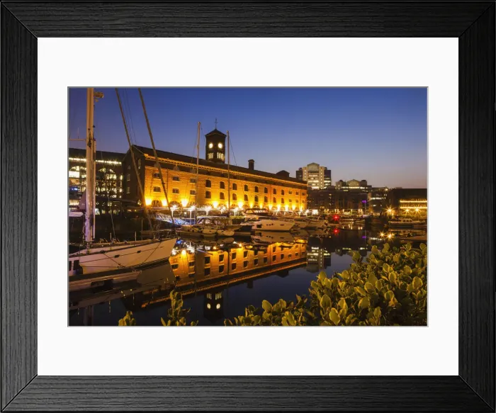 Framed Print : England, London, Wapping, St. Katharine Docks Framed Print : England, London, Wapping, St. Katharine Docks