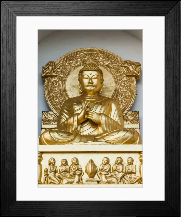 Framed Print : England, London, Battersea, Battersea Park, The Peace Pagoda Framed Print : England, London, Battersea, Battersea Park, The Peace Pagoda
