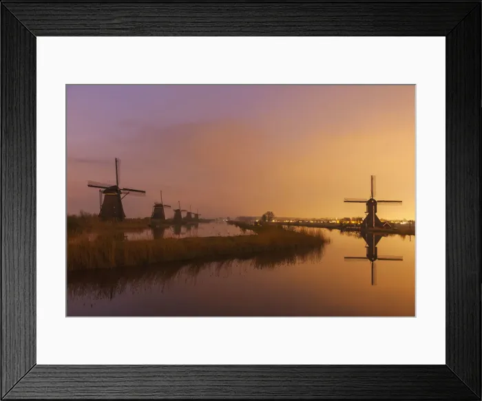 Framed Print : Europe, Netherlands, Alblasserdam, Kinderdijk, Windmills Framed Print : Europe, Netherlands, Alblasserdam, Kinderdijk, Windmills