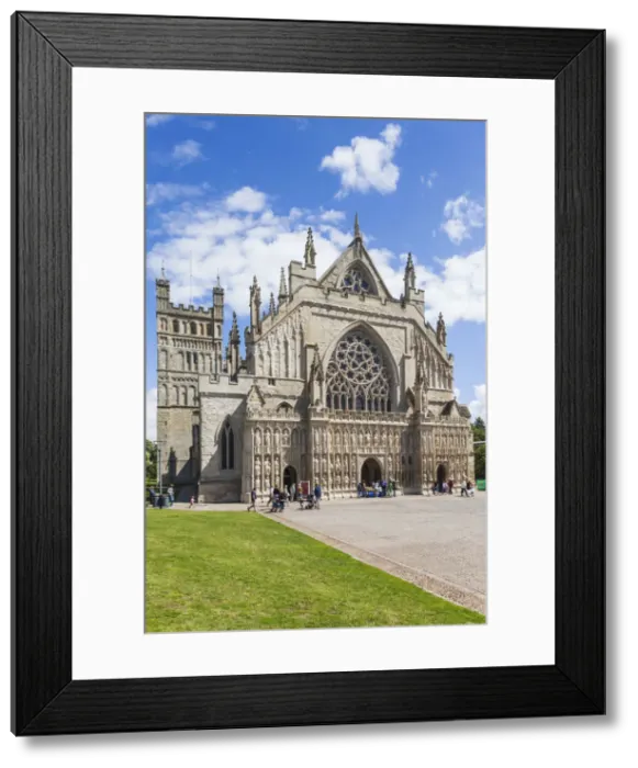 Framed Print : England, Devon, Exeter, Exeter Cathedral Framed Print : England, Devon, Exeter, Exeter Cathedral