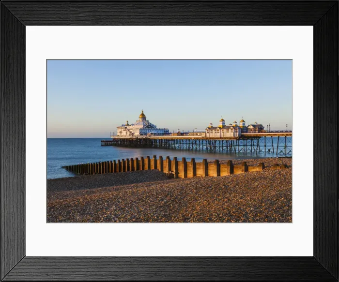 Framed Print : England, East Sussex, Eastbourne, Eastbourne Pier