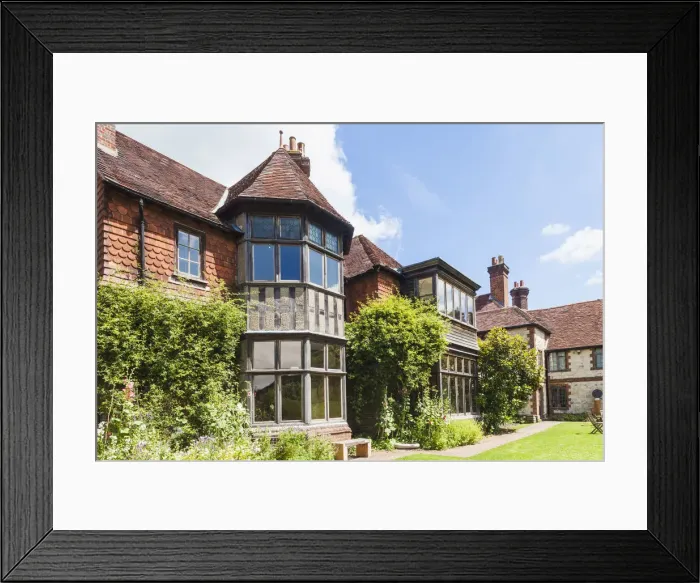 Framed Print : England, Hampshire, Selborne, Gilbert Whites House and Garden Framed Print : England, Hampshire, Selborne, Gilbert Whites House and Garden