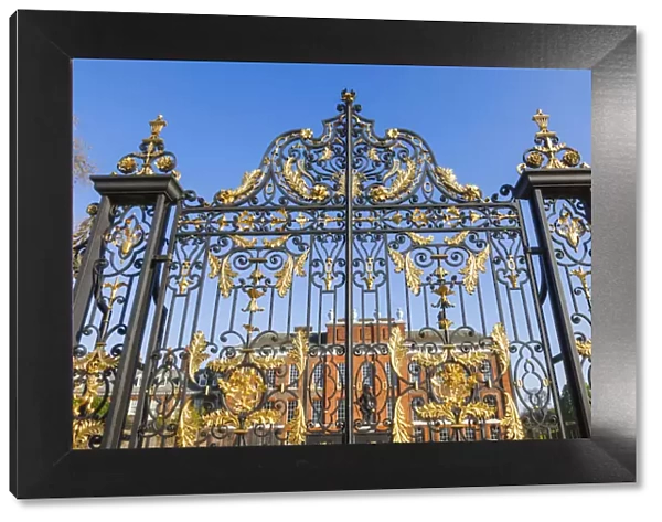 England, London, Kensington, Kensington Palace, Entrance Gates