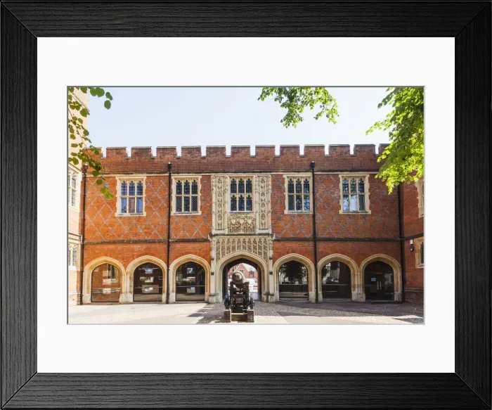 Framed Print : England, Berkshire, Eton, Eton College, College Entrance Framed Print : England, Berkshire, Eton, Eton College, College Entrance
