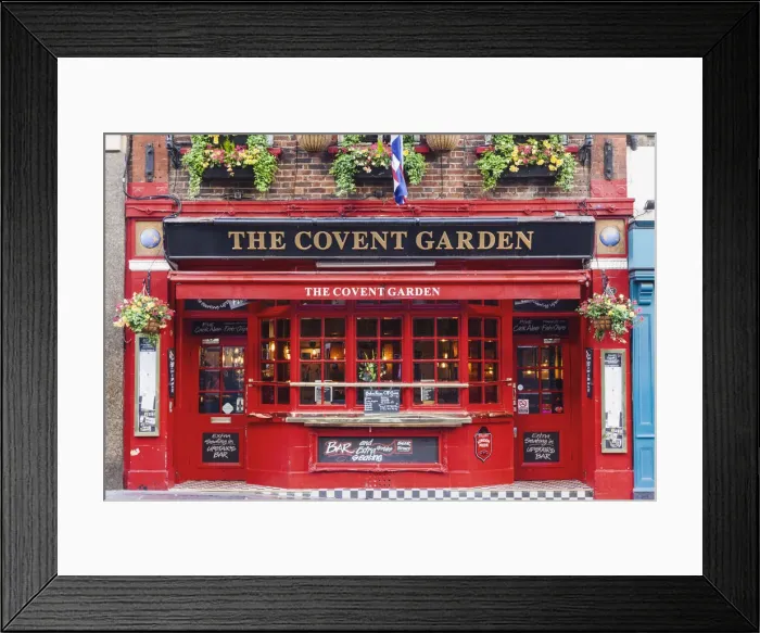 Framed Print : England, London, Covent Garden, The Covent Garden Pub
