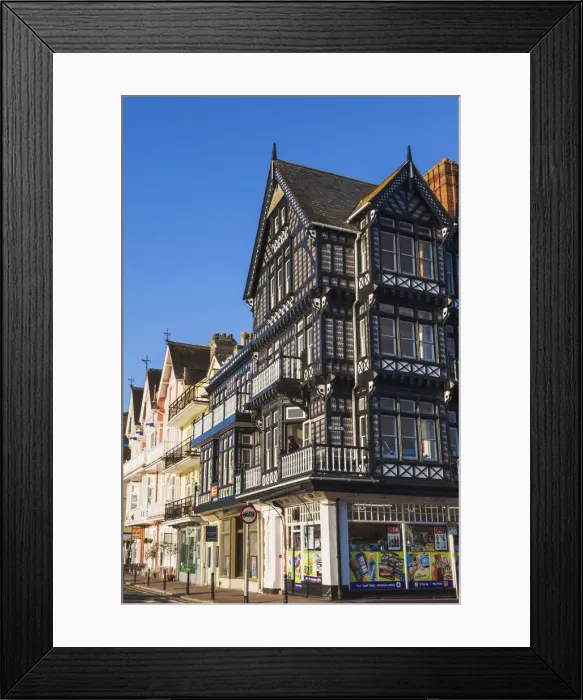 Framed Print : England, Devon, Dartmouth, Waterfront Buildings Framed Print : England, Devon, Dartmouth, Waterfront Buildings