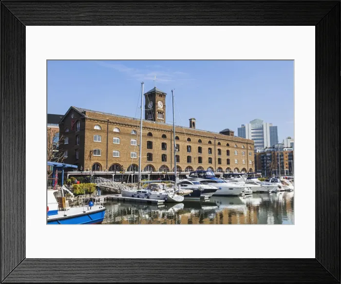 Framed Print : England, London, Wapping, St. Katharine Docks Framed Print : England, London, Wapping, St. Katharine Docks
