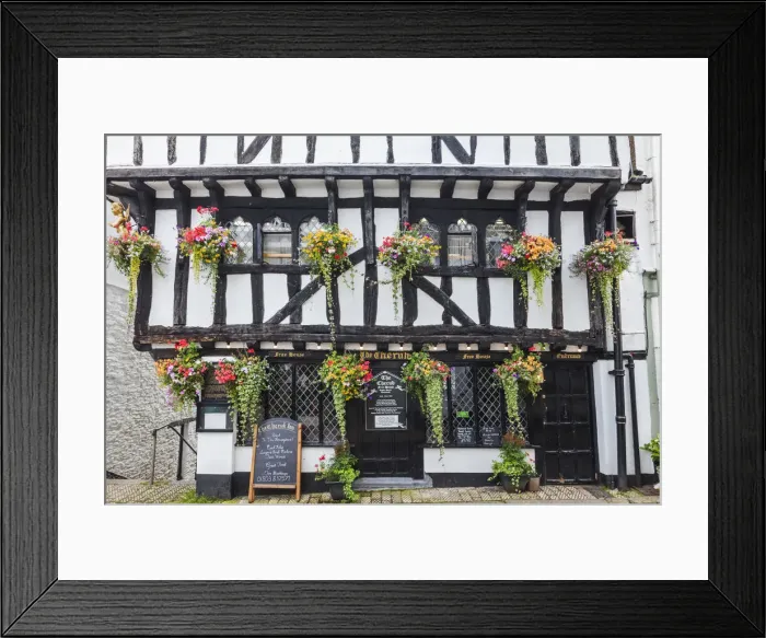 Framed Print : England, Devon, Dartmouth, The Cherub Pub Framed Print : England, Devon, Dartmouth, The Cherub Pub