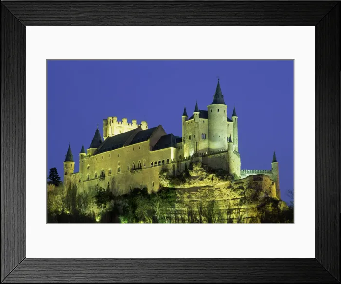 Framed Print : Spain, Castilla y Leon, Segovia, Alcazar