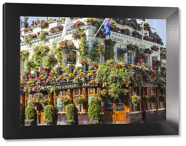 England, London, Kensington, The Churchill Arms Pub