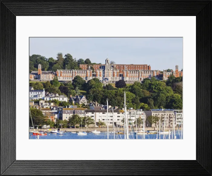 Framed Print : England, Devon, Dartmouth, Britannia Royal Naval College