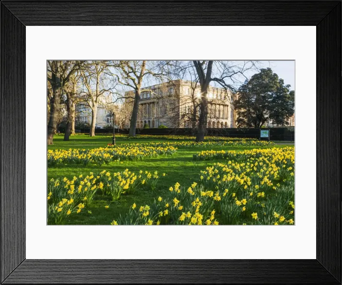 Framed Print : England, London, Green Park and Lancaster House Framed Print : England, London, Green Park and Lancaster House
