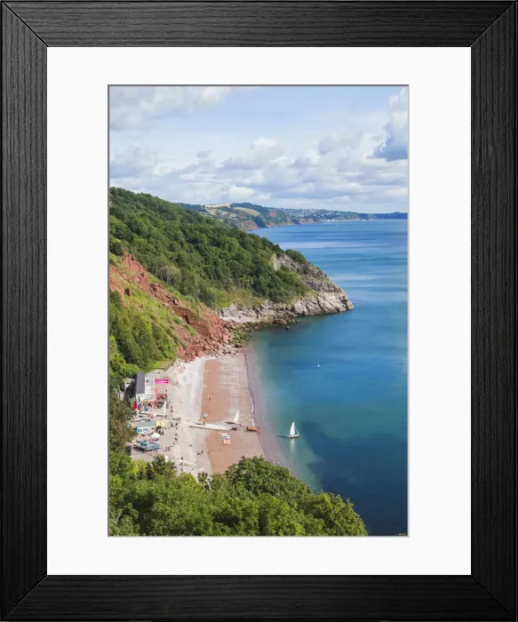 Framed Print : England, Devon, Torquay, Babbacombe, Babbacombe Beach, Oddicombe Beach Framed Print : England, Devon, Torquay, Babbacombe, Babbacombe Beach, Oddicombe Beach